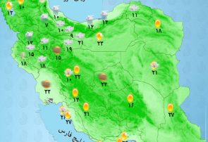 رگبار و باد شدید در شمال غرب و مرکز کشور