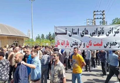 تجمع نانوایان در برخی شهرها؛ قتل در ملکان بخاطر صف نان!