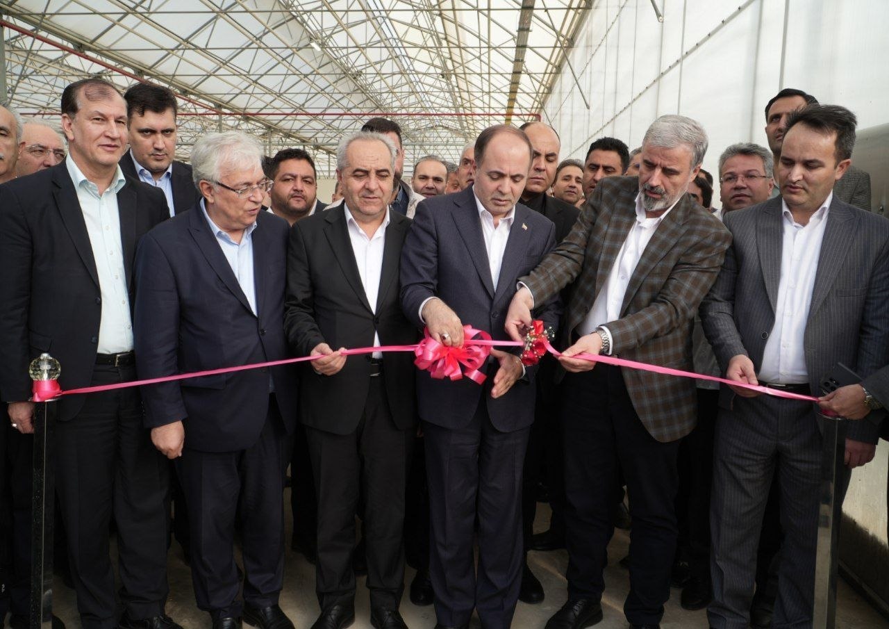 گلخانه مدرن ۱۰ هکتاری کشت و صنعت آذربایجان خاوری در شبستر افتتاح شد