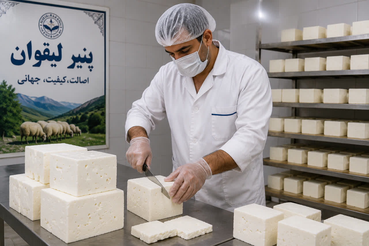 فعالیت ۱۵۰ واحد تولیدی و تولید سالانه ۲۰ هزار تن پنیر لیقوان