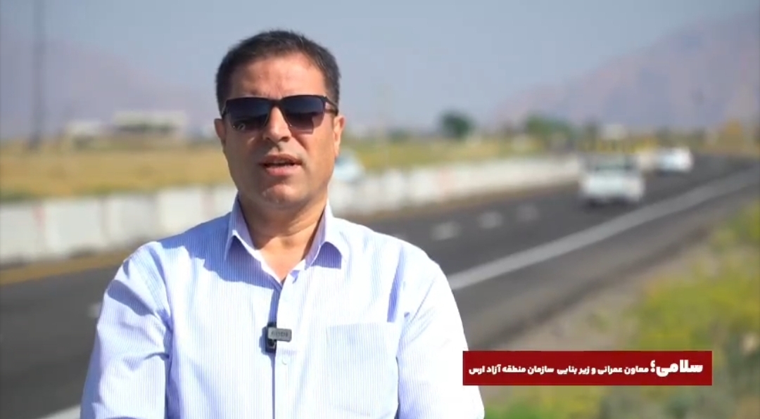 بهره برداری از ۳.۵ کیلومتر دیگر از بزرگراه جلفا- مرند+فیلم
