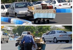 روایتی از چهارراهِ تبریز؛ پیرمرد چرخ‌دستی را به خدا سپرد و راننده‌ای ناشناس، حافظِ امانت شد