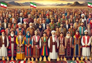 ایران قالی خوش‌نقش یا نمدی یک شکل؟
